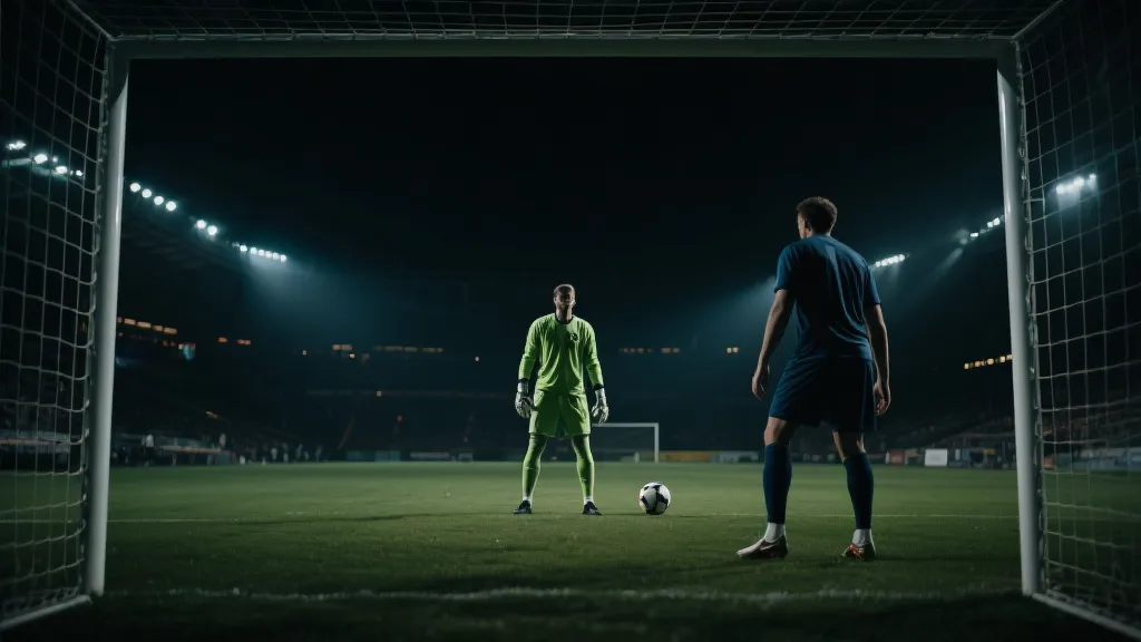 门将参与出球与后场组织,后腰回撤接应的比赛场景